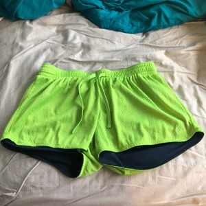 Reversible workout shorts